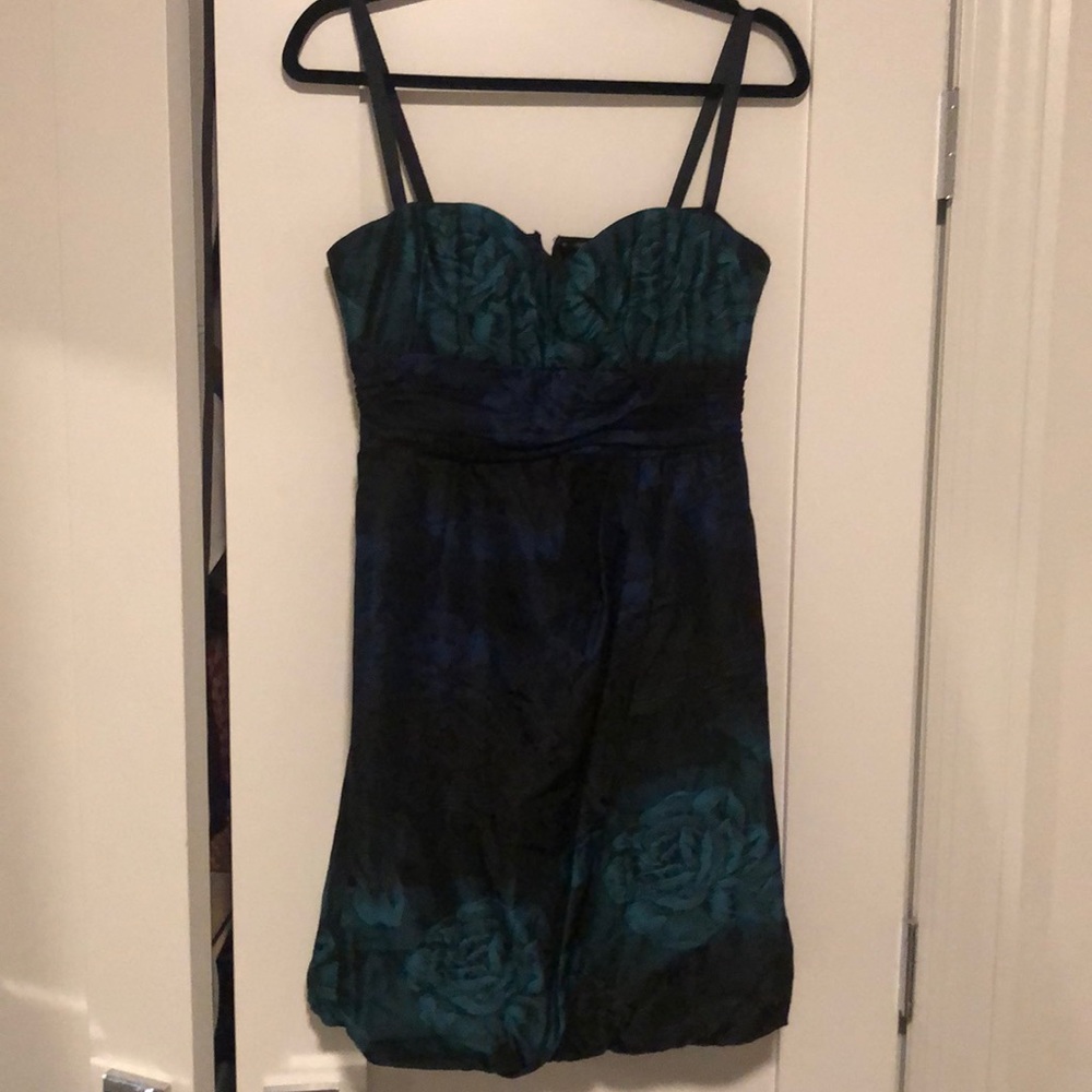 Nanette Lenore black floral cocktail dress